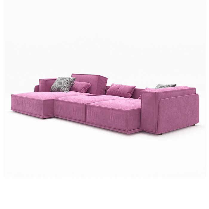Диван-кровать Vento light угловой розового цвета - купить Угловые диваны по цене 188550.0