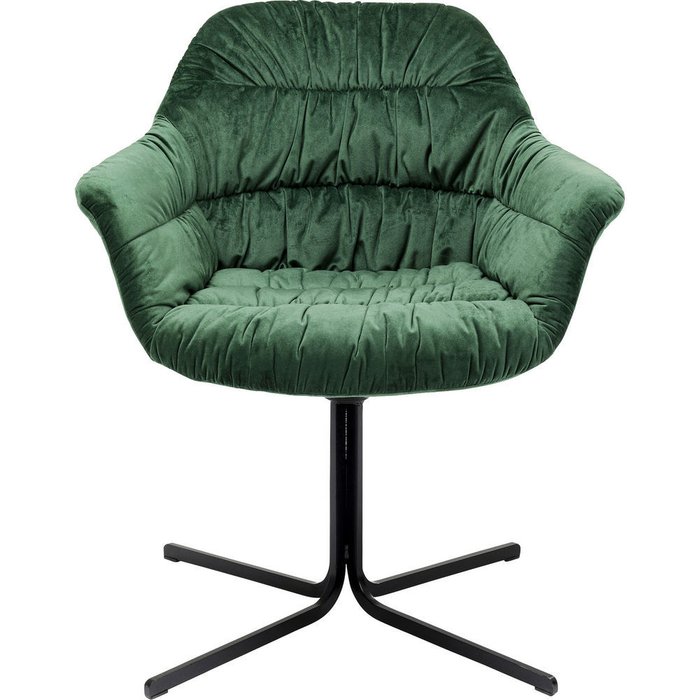 Стул вращающийся Colmar зеленого цвета - купить Обеденные стулья по цене 51510.0