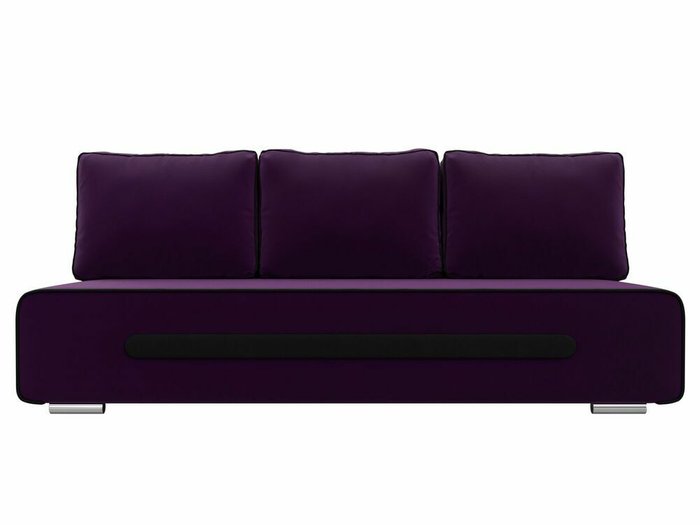 Прямой диван-кровать Приам фиолетового цвета - купить Прямые диваны по цене 33999.0