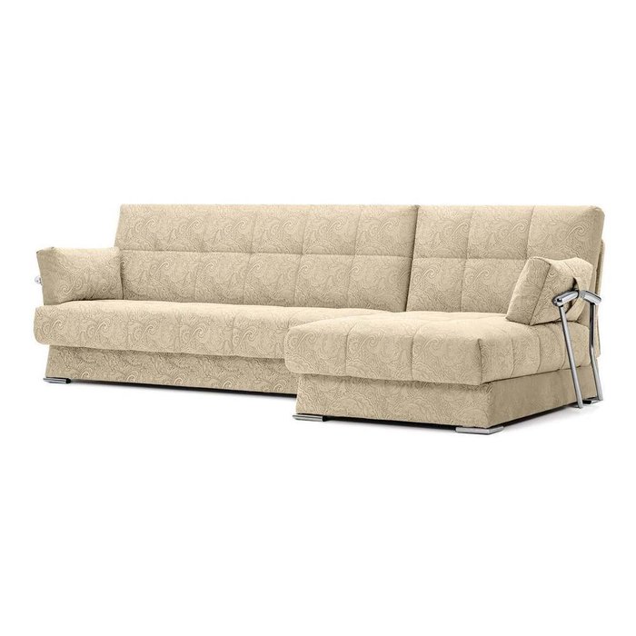Угловой диван-кровать Дудинка Letizia бежевого цвета - купить Угловые диваны по цене 55990.0