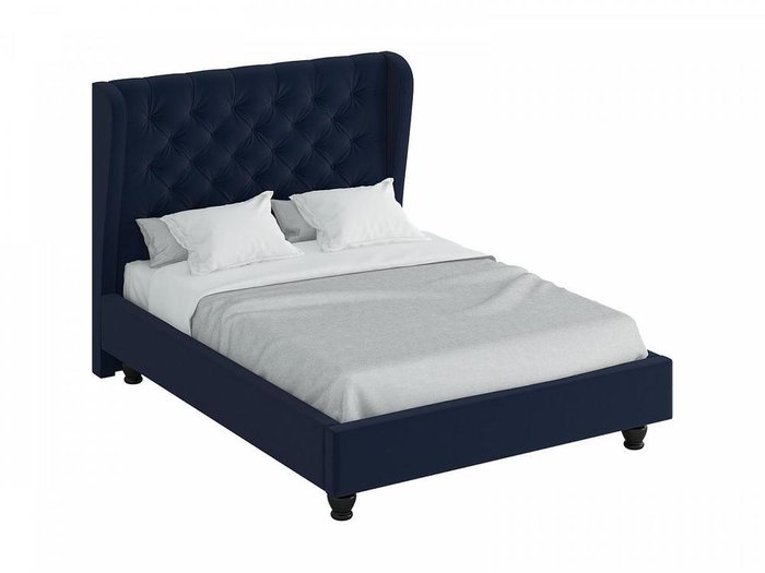Кровать Jazz темно-синего цвета 160х200