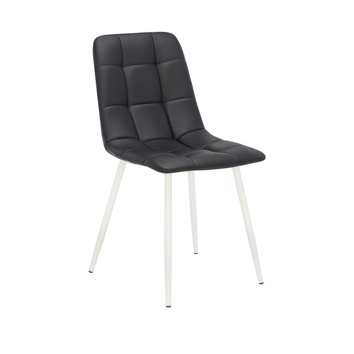 Обеденный стул Скай экокожа черного цвета