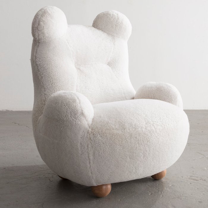 Кресло Baby Bear белого цвета