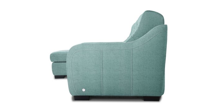 Угловой диван-кровать Ройс темно-бирюзового цвета - лучшие Угловые диваны в INMYROOM