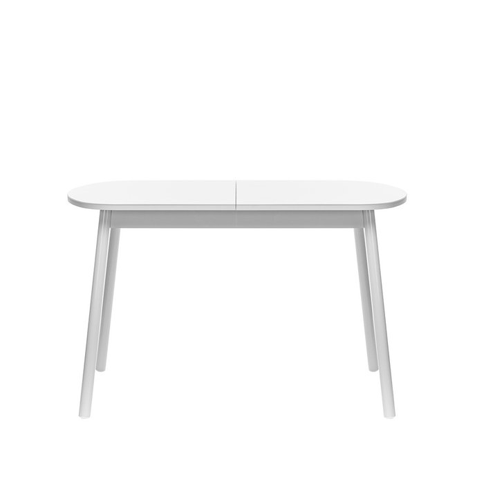 Раздвижной обеденный стол Мидел белого цвета - купить Обеденные столы по цене 14390.0