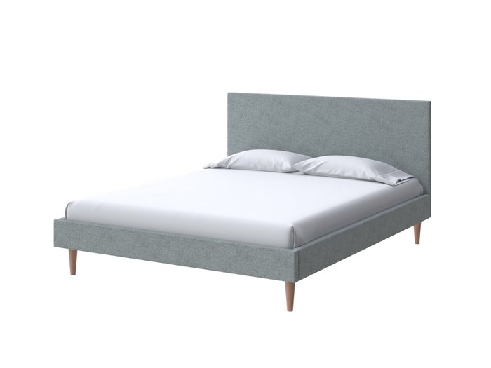 Кровать Claro 140х200 серого цвета