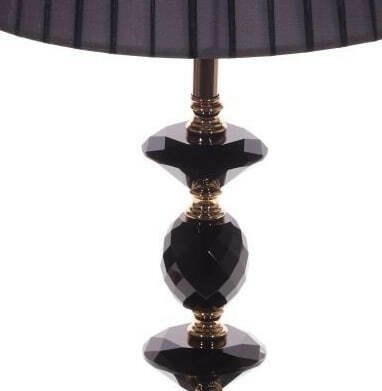 Светильник настольный Муар черного цвета - лучшие Настольные лампы в INMYROOM