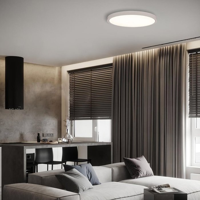 Потолочный светильник Extraslim 10227/40 White (пластик, цвет белый) - купить Потолочные светильники по цене 9880