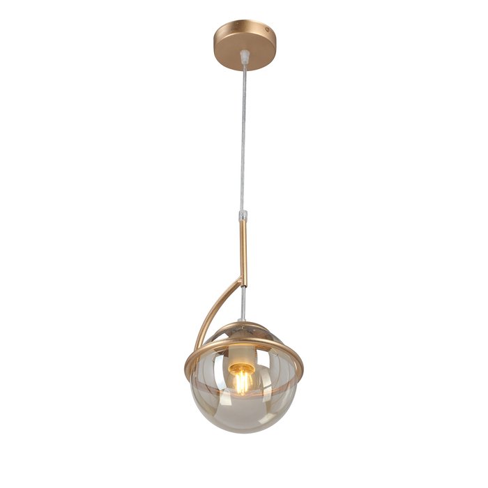Подвесной светильник V3782-8/1S (стекло, цвет светло-коричневый) - купить Подвесные светильники по цене 3854.0