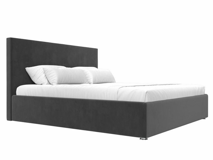 Кровать Кариба 200х200 серого цвета с подъемным механизмом - лучшие Кровати для спальни в INMYROOM