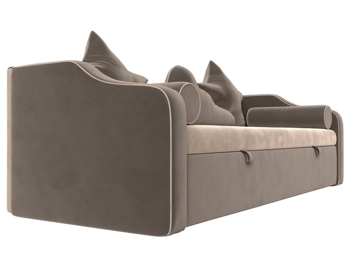 Прямой диван-кровать Рико бежевого цвета - лучшие Прямые диваны в INMYROOM