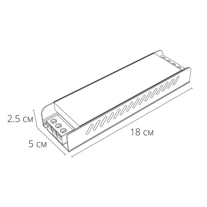 Блок питания 24V 150W 6.25А для светодиодных лент Arte Lamp STANDART A240506 - купить Блоки питания (трансформаторы) для светодиодных лент по цене 2400.0