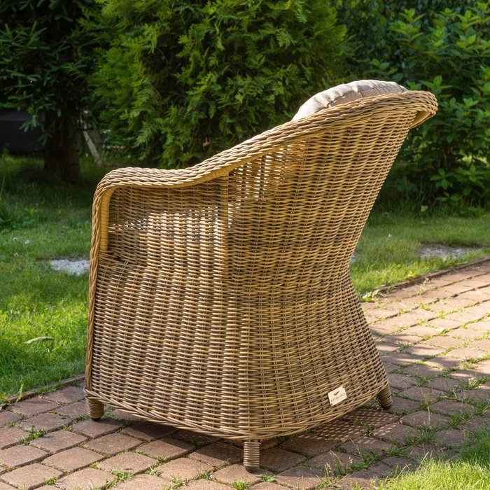 Садовое кресло Ischia пшеничного цвета - лучшие Садовые кресла в INMYROOM
