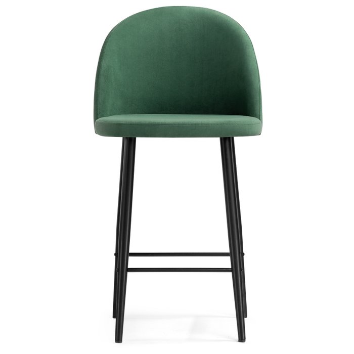 Стул полубарный Амизуре темно-зеленого цвета - купить Барные стулья по цене 7040.0