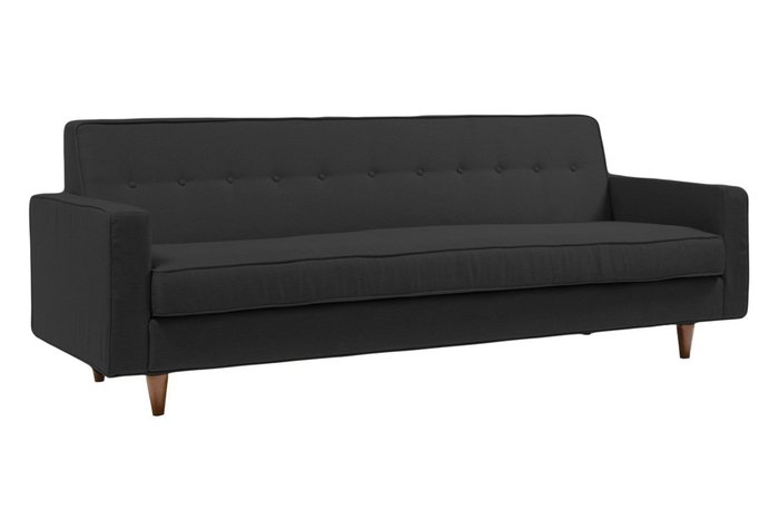 Диван Bantam Sofa Большой Лён Тёмно-Серый - лучшие Прямые диваны в INMYROOM