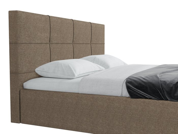 Кровать Belart 180х200 темно-бежевого цвета с подъемным механизмом - купить Кровати для спальни по цене 26544.0
