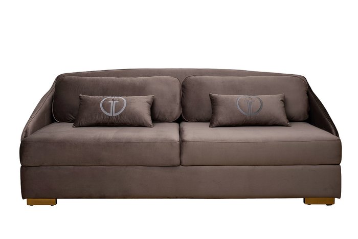 Диван-кровать Palazzo темно-коричневогоцвета - купить Прямые диваны по цене 197000.0