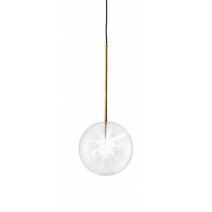 Подвесной светильник Bolle Sola с прозрачным шарообразным стеклянным плафоном