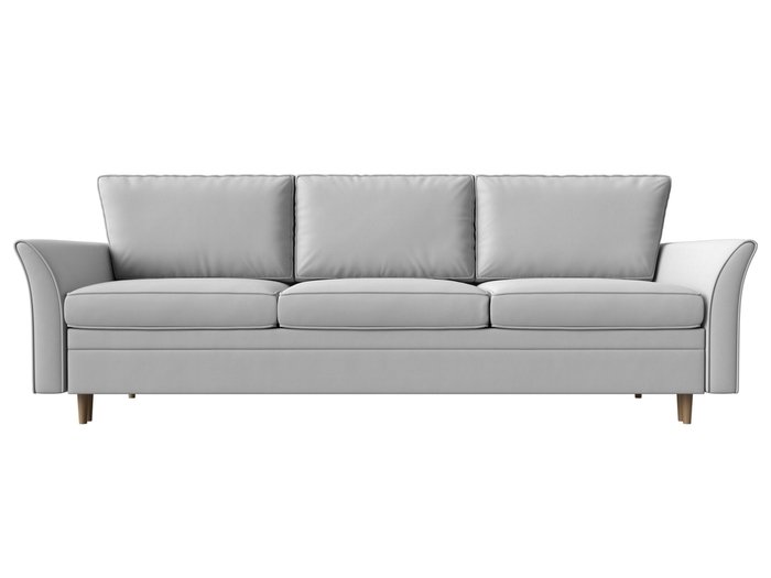 Прямой диван-кровать София белого цвета (экокожа) - купить Прямые диваны по цене 56990.0