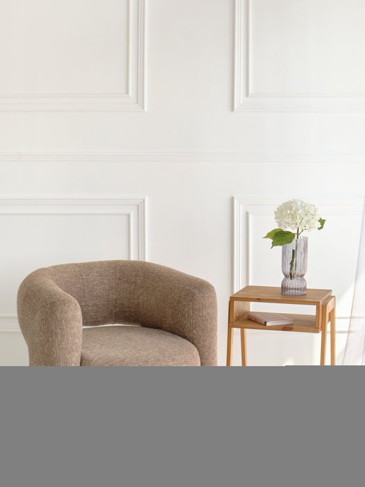 Кресло Клер коричневого цвета - купить Интерьерные кресла по цене 33930