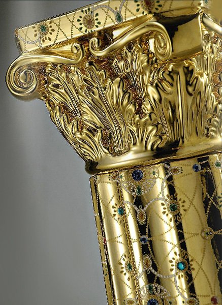 Колонна на керамическом основании Sarri "BIJOUX GOLD" - лучшие Консоли в INMYROOM