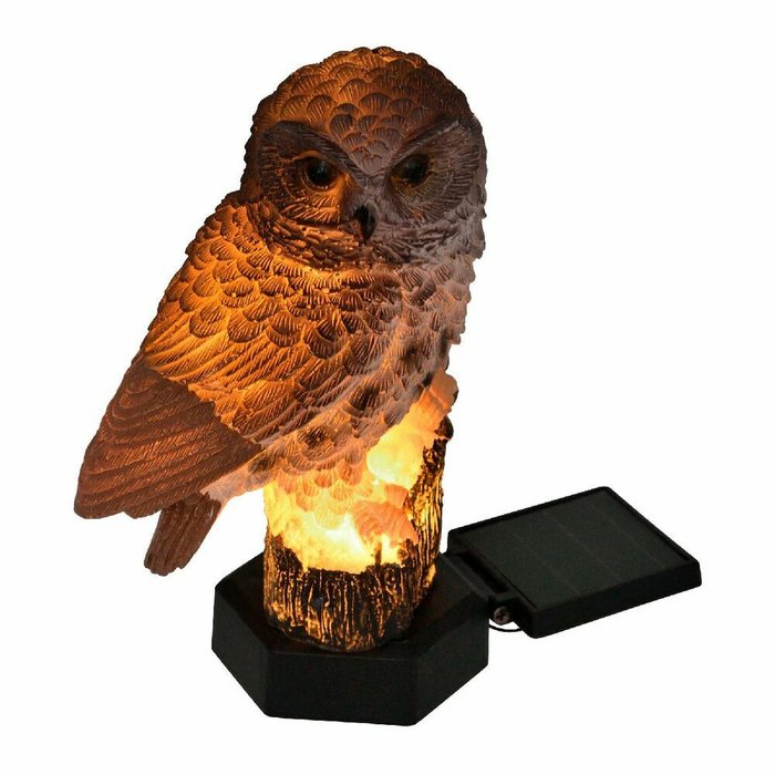 Светильник на солнечных батареях USL-S-829/PM290 BROWN OWL (пластик, цвет коричневый) Светильник на солнечных батареях USL-S-829/PM290 BROWN OWL (пластик, цвет коричневый)