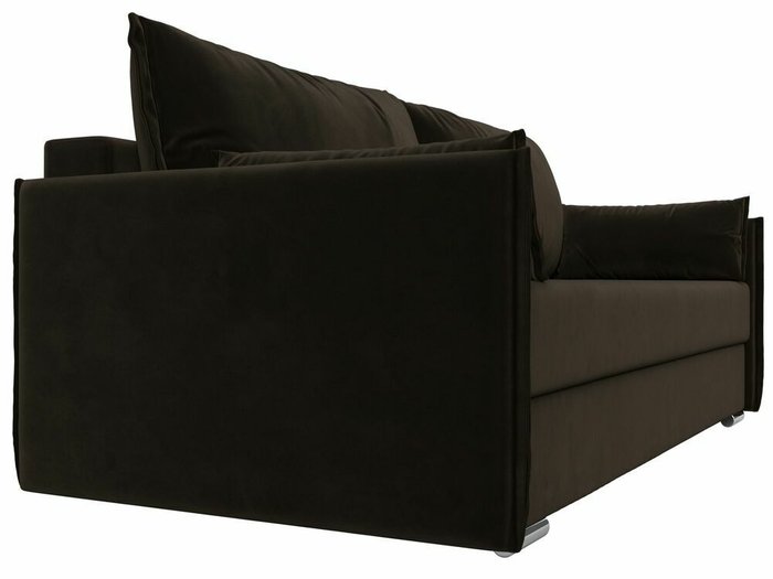 Прямой диван-кровать Сайгон коричневого цвета - лучшие Прямые диваны в INMYROOM