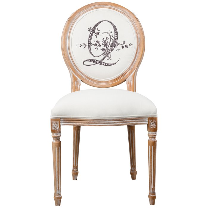 Стул Азбука мечты буква Q белого цвета - купить Обеденные стулья по цене 32000.0