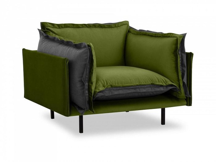 Кресло Barcelona серо-зеленого цвета - купить Интерьерные кресла по цене 85600.0