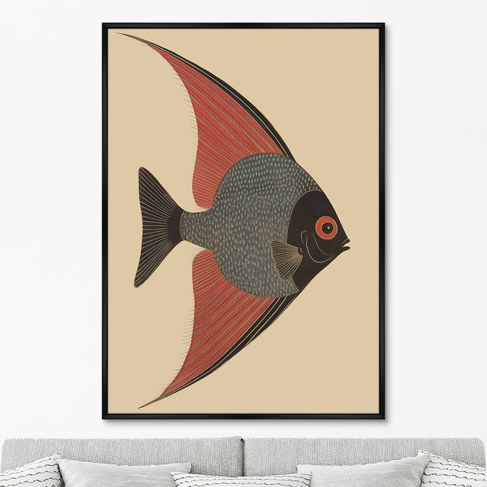Репродукция картины Angel Fish, No 1, 2024г. - купить Картины по цене 24999.0