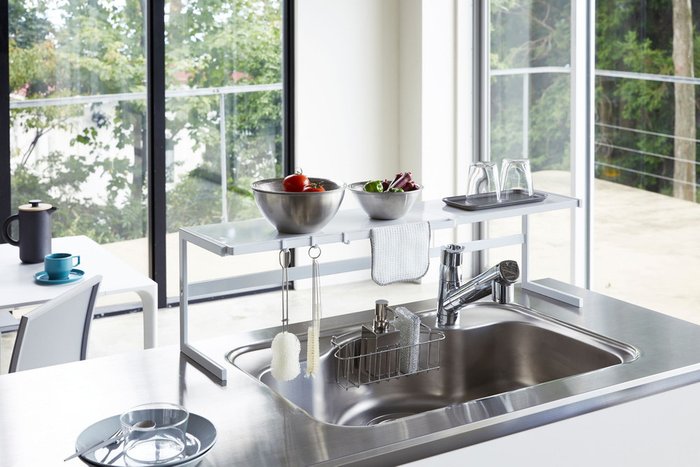 Удлиняющаяся стойка для кухни Tower белого цвета  - лучшие Аксессуары для кухни в INMYROOM