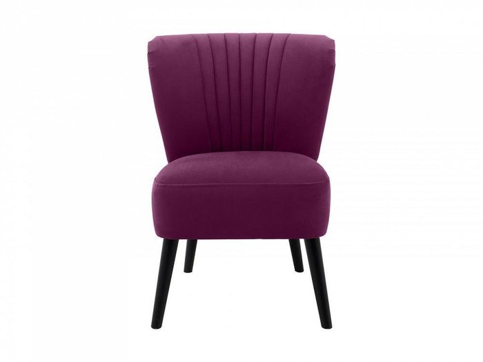 Кресло Barbara фиолетового цвета - купить Интерьерные кресла по цене 18810.0