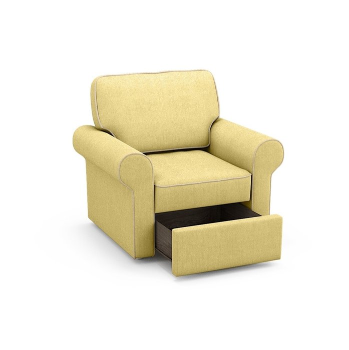 Кресло Tulon желтого цвета - купить Интерьерные кресла по цене 27600.0