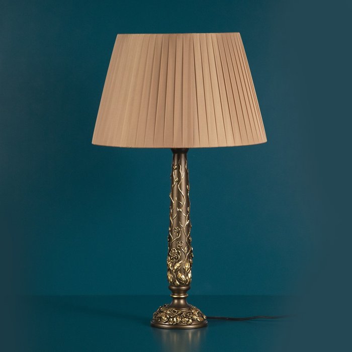 Настольный светильник Лето бронзового цвета - лучшие Настольные лампы в INMYROOM