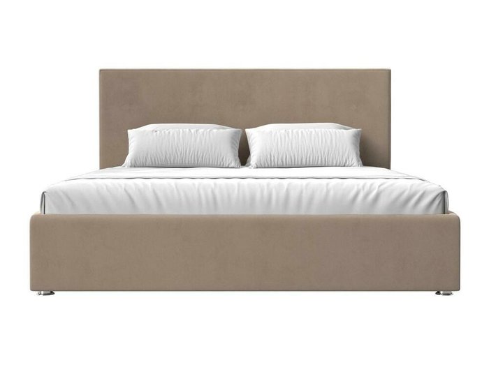 Кровать Кариба 180х200 бежевого цвета с подъемным механизмом - купить Кровати для спальни по цене 77999.0