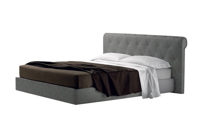 Кровать Bluemoon с каркасом из массива тополя и бука 180х200