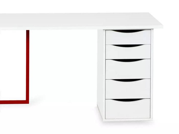 Композиция Board с пятью ящиками  - лучшие Письменные столы в INMYROOM