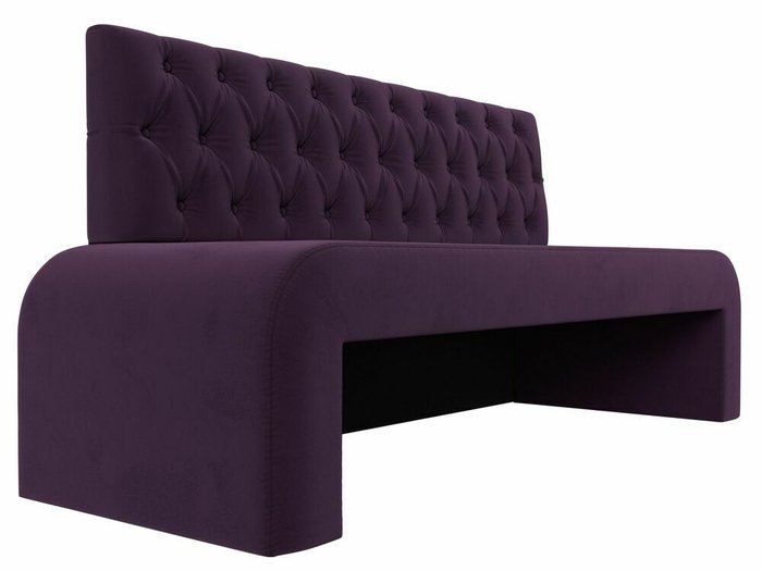 Прямой диван Кармен Люкс фиолетового цвета - лучшие Прямые диваны в INMYROOM