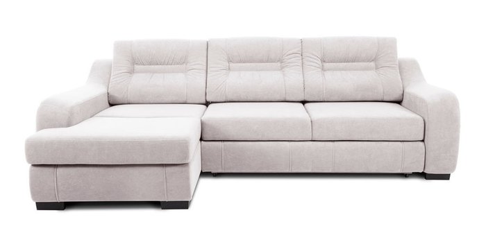 Угловой диван-кровать Ройс светло-бежевого цвета