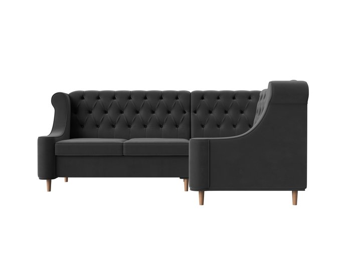 Угловой диван Бронкс серого цвета правый угол - купить Угловые диваны по цене 64999.0