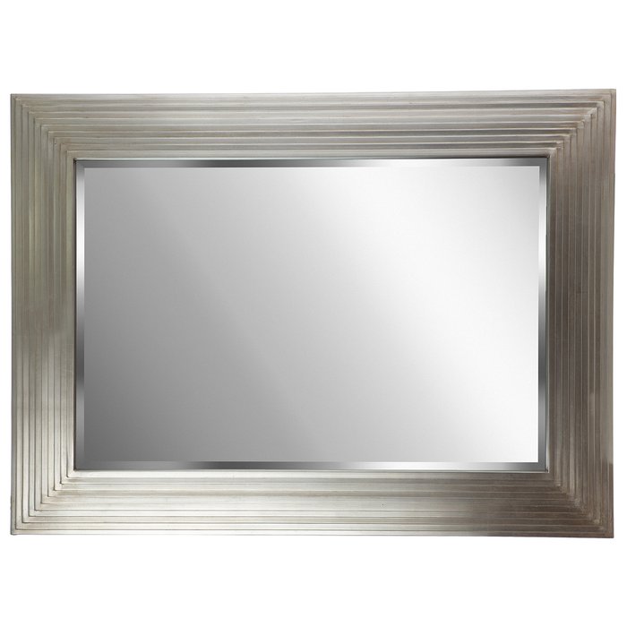 Зеркало настенное Бредфорд цвета шампань серебро   - купить Настенные зеркала по цене 10990.0