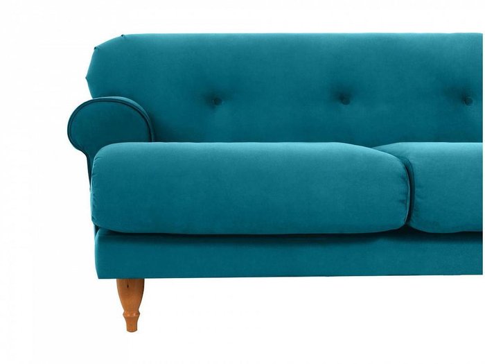 Диван Italia синего цвета - лучшие Прямые диваны в INMYROOM