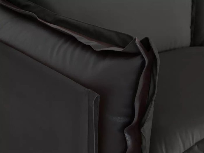 Диван Barcelona черного цвета - лучшие Прямые диваны в INMYROOM