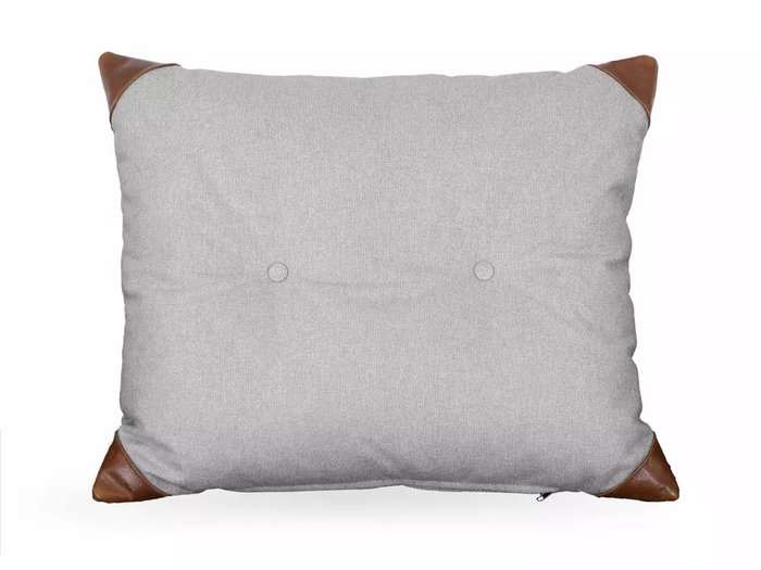 Подушка Chesterfield 60х60 светло-серого цвета