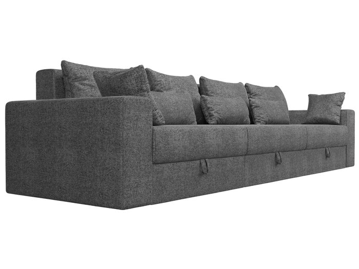 Прямой диван-кровать Мэдисон Long серого цвета - лучшие Прямые диваны в INMYROOM
