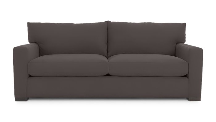 Диван-кровать Непал темно-коричневого цвета - купить Прямые диваны по цене 64500.0