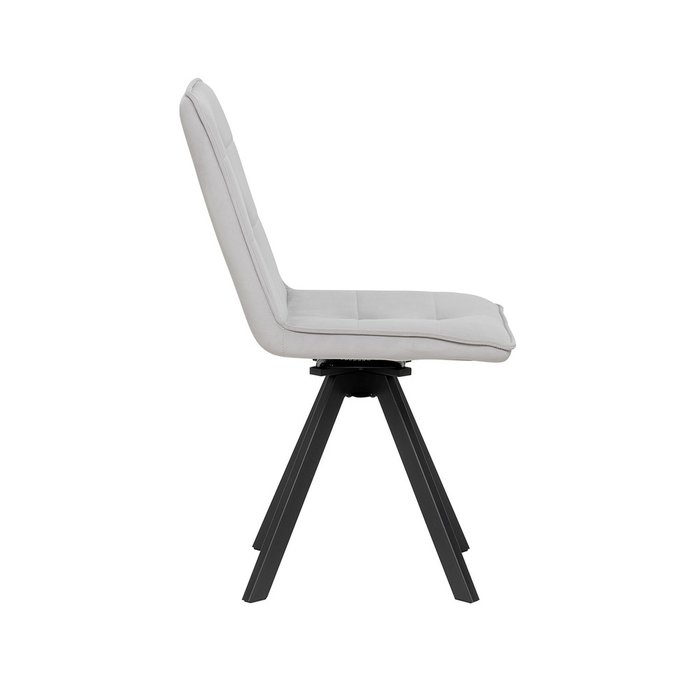 Стул Умбра вращающийся серого цвета - лучшие Обеденные стулья в INMYROOM