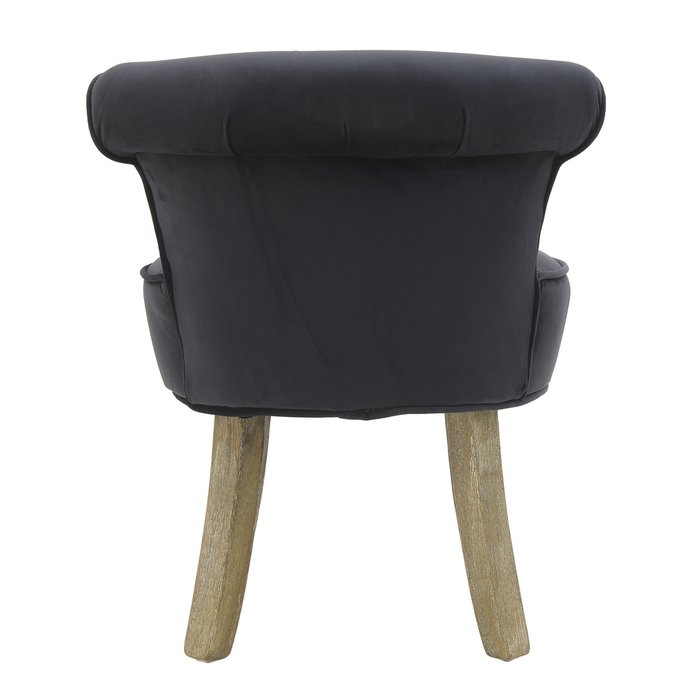Кресло с низкой спинкой черного цвета - лучшие Интерьерные кресла в INMYROOM