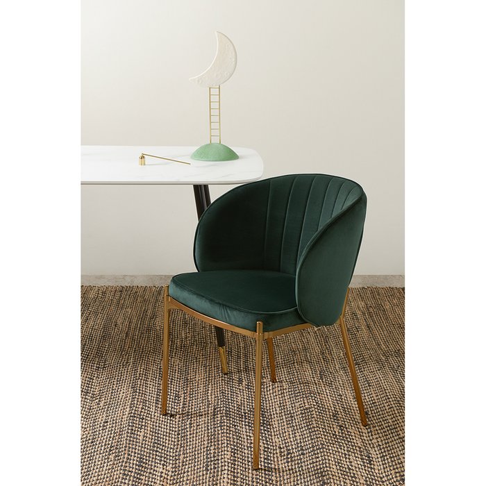 Стул Сoral темно-зеленого цвета - купить Обеденные стулья по цене 16900.0