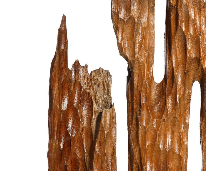 Декор из дерева коричневого цвета - лучшие Фигуры и статуэтки в INMYROOM